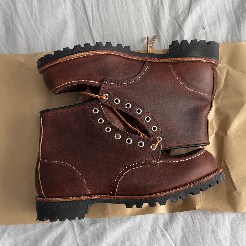 Red Wing Heritage 6” Roughneck Leather boots